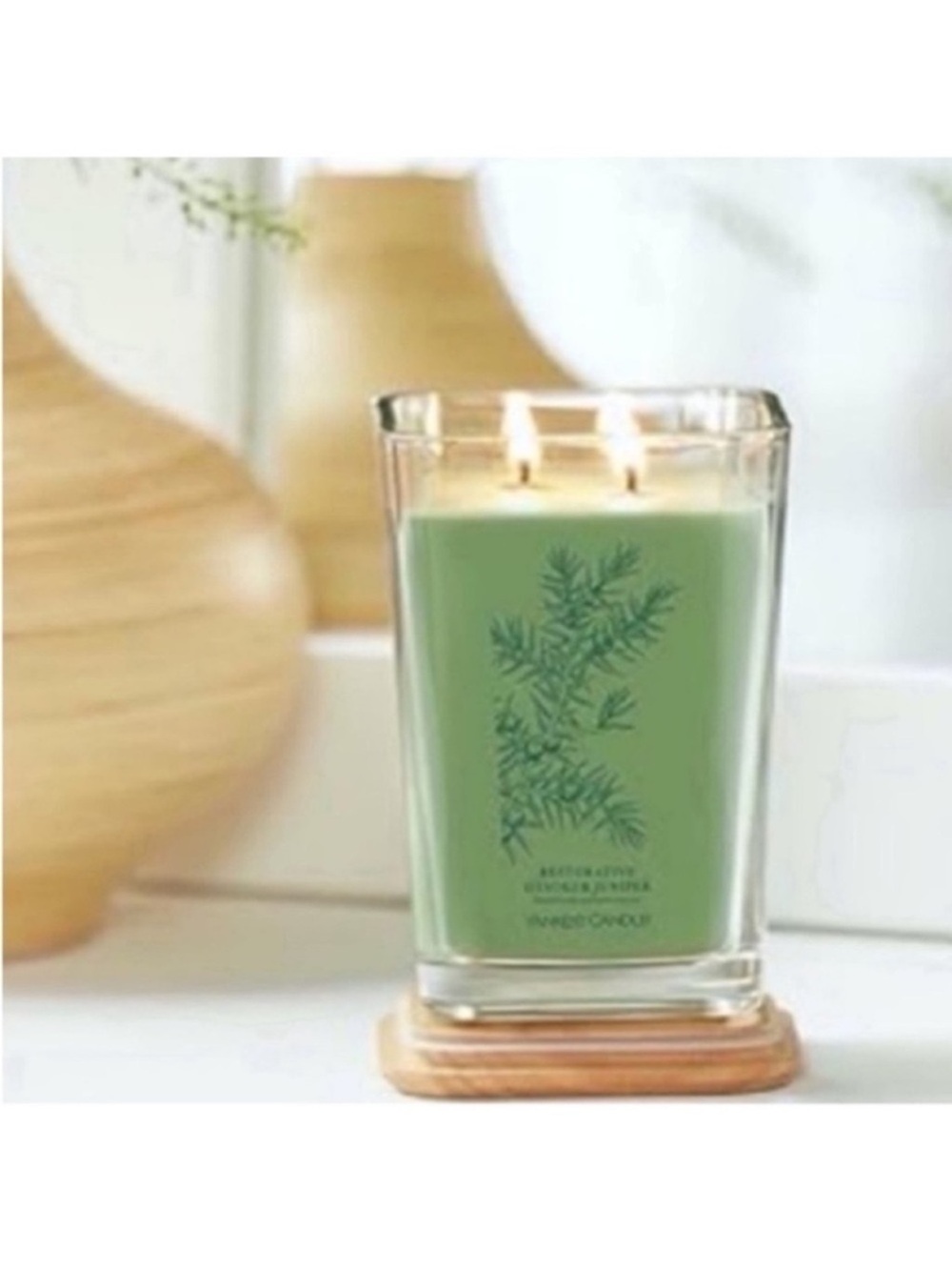 New Yankee Candle Well Living Restorative Hinoki and Juniper Candle